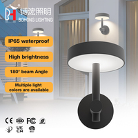 Approvisionnement d'usine Durable IP65 Étanche Décoration Jardin Cour Clôture Voie Éclairage Extérieur Solaire LED Appliques Murales