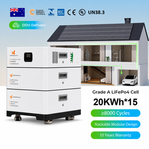 ระบบกักเก็บพลังงานแสงอาทิตย์ Kinpower สำหรับบ้าน พร้อมแบตเตอรี่ความจุ 20 กิโลวัตต์ชั่วโมง ดีไซน์แบบต่อพ่วงได้ รองรับระบบไฮบริดกริด - Product Image 4
