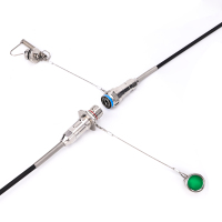 Connecteur de prise extérieure FTTA FTTX J599 D38999 pour câble à fibre optique RRU BBU MT MPO