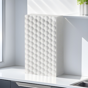 Éponge de cuisine absorbante, sans peluches, chiffon de lavage multi-usages, tampon à récurer en plastique pour le nettoyage - Product Image 5