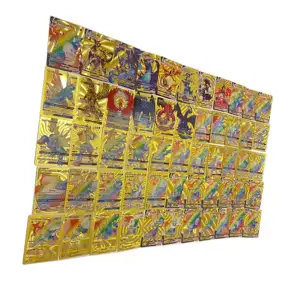 Nadir altın charipokemon POKEMON kart Pokemon temel nadir kartları DX EX GX TAG TEAM V Vmax Vstar en iyi hediye
