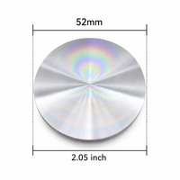 Couvercle de boîte à snus en aluminium mat de qualité supérieure personnalisé avec bouchon à vis |   Couvre-boîte de remplacement multicolores pour boîte à snus de 70 mm