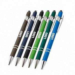 Bolígrafos Promocionales Personalizados al por Mayor con Logotipo de Marca, Bolígrafo de Punta Redonda Blanco con Impresión de Logotipo a Todo Color, Bolígrafo con Impresión UV - Product Image 1