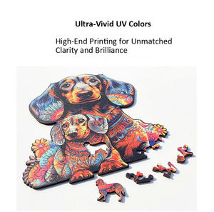 Hamaileon Halloween Night Casse-tête en bois 3D personnalisé 80 ~ 450pcs Puzzle animal de forme irrégulière en tailles XL L M S - Product Image 3