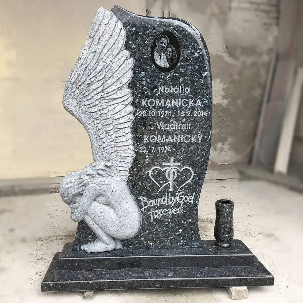 Недорогая памятная статуя ангела для могил
