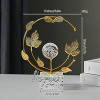 Décoration d'intérieur, cristal, verre acrylique, chrome, style moderne nordique, salon, maison, or, luxe, autre décoration, décoration de table pour la maison