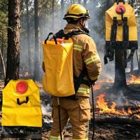 Sac à dos de lutte contre les incendies KOBOLD, fabrication professionnelle, vente en gros personnalisée, 16L 20L, bretelles rembourrées, sac à dos pour incendies de forêt
