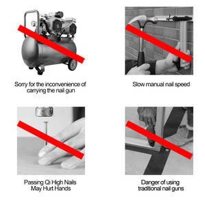 Fixation décorative sur le toit sans <span class=keywords><strong>gaz</strong></span> Batterie au lithium Électrique sans fil Encadrement de mur en béton Cloueuse en acier Pistolets à clous pour métal bois - Product Image 6