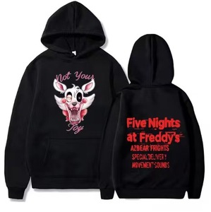 Felpe con Cappuccio Five Nights Slim Fit Autunnali con Stampa Animale Streetwear FNAF - Product Image 4
