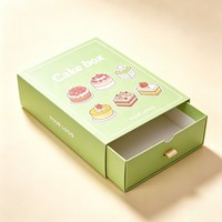 Boîte à gâteau écologique personnalisée de qualité alimentaire avec votre LOGO, boîtes à biscuits, à pain, à pâtisserie, à beignets, à macarons, à desserts