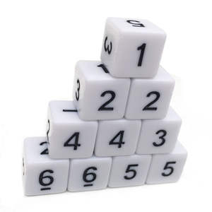 ลูกเต๋าดิจิทัล D6 6ด้านของเล่นเพื่อการศึกษาและอุปกรณ์เสริมสำหรับการสอนคณิตศาสตร์ตะแกรงเกมตั้งโต๊ะและเกมกระดานไนท์คลับ - Product Image 3