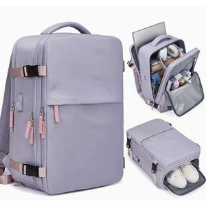 Mochila Premium Impermeable para Portátil con Carga USB, Gran Capacidad, Panel Trasero Acolchado Transpirable, Casual, para Viajes de Negocios y Aire Libre - Product Image 1