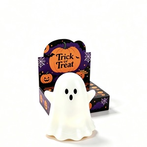 Cadeau Boîte Mystère Halloween : Jouet Squishy Sensoriel à Remontée Lente, Anti-stress, Farceur, Motifs Fantôme, Chauve-souris, Citrouille, Rempli de Maltose - Product Image 6