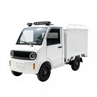 Mini fourgon électrique fermé 72 V, 2000 W, charge utile de 800 kg, 2 places, vitesse maximale de 45 km/h, pick-up