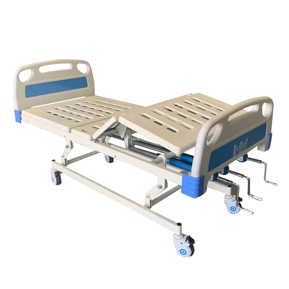 معدات طبية المعادن 3 الساعد دليل المشروع سرير مستشفى يدوي للبيع