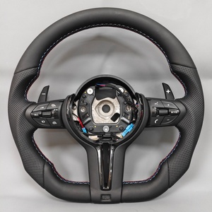Volante de Cuero Personalizado Serie M E F para <span class=keywords><strong>BMW</strong></span> F07 F10 F20 F22 F30 F32 F34 F36 F33 F80 F82 M3 E70 E90 E92 340i - Product Image 1