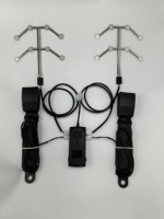 Capteur de vibration pour rappel de ceinture de sécurité de voiture et de camion, correcteur de ceinture arrière, résistance souple à pression à film mince