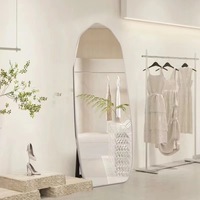 Grand miroir mural au sol de forme irrégulière à sublimation personnalisée ensemble de miroirs personnalisés haut de gamme pour miroir de chambre à coucher