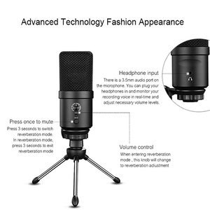 RGB U780 Micro USB, Micro Máy Tính Ngưng Tụ, Mic Trò Chơi Cắm Và Chơi Cho Các Trò Chơi, Hát, Trò Chuyện, <span class=keywords><strong>Skype</strong></span>, Tiktok, YouTube - Product Image 6