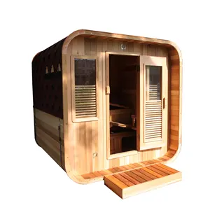 Hot Sale Superior 2 Persoons Sauna Thermowood Cabine Outdoor Sauna Ruimte Voor Snelle En Eenvoudige Montage Sauna