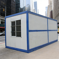 Maison préfabriquée mobile pliable - Conception compacte - Travail en extérieur / Résidence d'urgence - Couleurs personnalisables