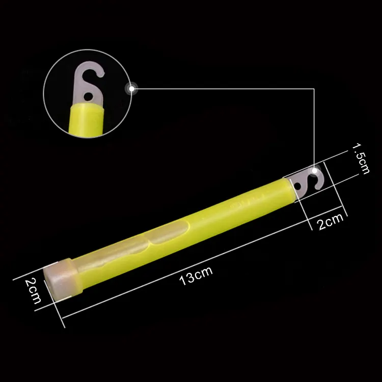 Light Stick 6 Inch Hook Outdoor Camping Emergency Lighting Stick Concert Party Favor Glow Stick