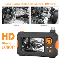 Offre Spéciale 1080P 4.3 "écran HD système de caméra endoscopique portable 1 mètre détachable serpent câble caméra d'inspection endoscope
