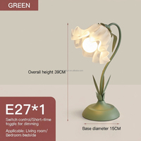 Lampe de chevet moderne en fer, écologique, romantique, chaleureuse et élégante, décoration de mariage, lampe de table pour chambre à coucher