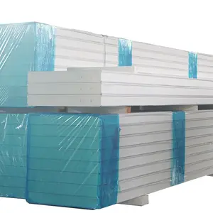 Supply of building wall insulation sandwich board polyurethane cold storage board noise reduction and heat insulation