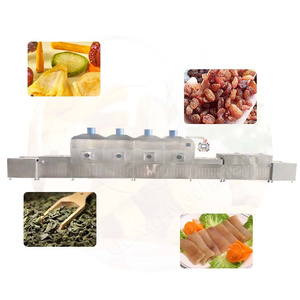 OCEAN Biomasse Bételnoix Séchoir à plaques continu Maille Convoyeur à bande Chaleur Micro-ondes Machine sèche et stérilisante - Product Image 2