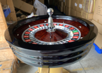 Casino-Zubehör Poker-Spieltisch 32 Zoll Roulette-Rad Hochwertiges Massivholz-Roulette-Rad für Casino-Spiele