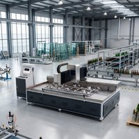 Vente directe d'usine - Machine de fraisage, perçage, découpe et rectification du verre CNC - Utilisée pour les portes de douche