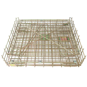 כלוב אחסון רשת פלדה מגולוונת מתקפל וחוסך מקום, עם סגירת אבזם, קיבולת ניתנת להתאמה אישית - Product Image 5