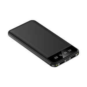 Wholesale Custom Logo LED Display Dual USB Power Banks 20000mah 10000mah Portable Charger Micro USB Input Low Price Promotion