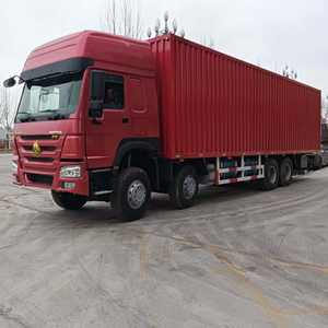 Vendita di seconda mano 12 veicoli da trasporto a ruote e 8*4 veicoli da carico a scatola da HOWO camion Container - Product Image 3