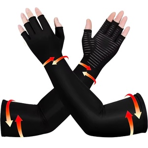 Longs gants d'arthrite de compression en cuivre pour femmes et hommes, bras et main médicaux, gants Pressuse pour canal carpien, lymphoedème # <span class=keywords><strong>TST</strong></span>-12 - Product Image 1