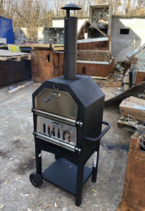 Griglia a Carbone per Esterni con Camino, Forno per Pizza a <span class=keywords><strong>Legna</strong></span> per Patio e Giardino - Product Image 5