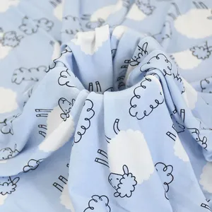 Vente chaude personnalisé imprimé organique oeko tex 100% pur tissu de fibre de bambou pour vêtements de bébé - Product Image 6