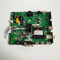 Panel LED LCD TV Google Mainboard 32 Inci WiFi Full HD 1080p NTSC 60Hz Antarmuka USB MT 9216 1G+8G Kabinet Biru/Hijau