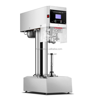 Máquina Selladora Automática de Latas de 32 Oz, Selladora Eléctrica de Latas de Aluminio para Tapas de Botellas de Café y Jugos Número 10