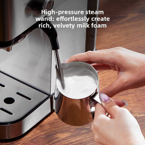 ซื้อเครื่องชงกาแฟเอสเพรสโซกึ่งอัตโนมัติ เครื่องชงกาแฟแรงดันสูง ให้รสชาติเข้มข้นแบบอิตาเลียน - Product Image 3