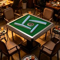 Bestseller Faltbare Multifunktionale Automatische Mahjong-Maschine Geräuscharm Vier-Ausgang-Tisch für Familien-Mahjong-Spiele zu Hause