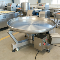 Table de retournement de sacs d'accumulation rotative en acier inoxydable 304, prix fabricant pour l'efficacité de l'industrie de l'emballage