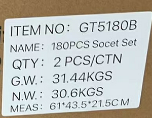 Bộ dụng cụ cầm tay gia dụng 180 món, bộ cờ lê, bộ dụng cụ sửa chữa chuyên nghiệp, bộ cờ lê cơ khí ô tô - Product Image 6