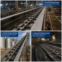 Chaîne de poussée à barre en T en acier forgé à chaud MR160F18-B-125 à fonctionnement réversible pour système d'alimentation de l'usine de pyrolyse des pneus