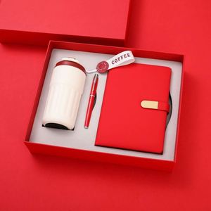 Wholesale Promotional Luxury Business PU Leather Notebook Pen Gift Set Custom Diary Coffee Cup <b>Note</b> <b>Book</b> Gift Set With Umbrella - Product Image 5