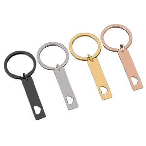 Llavero de Acero Inoxidable con Mosquetón de Diseño Vintage de Dibujos Animados, con Logotipo Grabado con Láser e Impresión UV a Color, Forma de Corazón, Venta al Por Mayor - Product Image 1