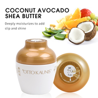 Crème définissante et amplifiante pour boucles, naturelle, biologique et à base de plantes, résistante à l'humidité, pour cheveux bouclés des femmes noires.
