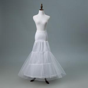 <span class=keywords><strong>Jupon</strong></span> de mariée sirène <span class=keywords><strong>avec</strong></span> deux anneaux en acier, doublure intérieure, taille élastique - Product Image 3