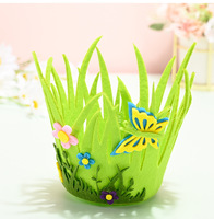 Décorations de Pâques en non-tissé écologique, panier cadeau lapin pour adolescents, panier à œufs pour la chasse aux œufs de Pâques en intérieur, produit phare